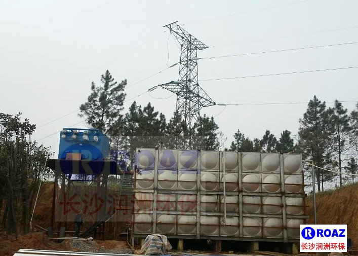 一體化凈水設(shè)備在水泥廠投入使用！